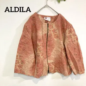 ALDILA 노카라 자켓 꽃무늬 핑크 계열