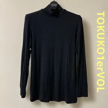 TOKUKO1erVOL 플로키 악센트 디자인 티셔츠
