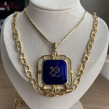 칼 라거펠트 롱 목걸이