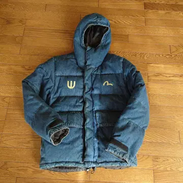 EVISU YAMANE 데님 다운 자켓 40