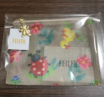 FEILER 하이디 메쉬 파우치 S 사이즈 베이지
