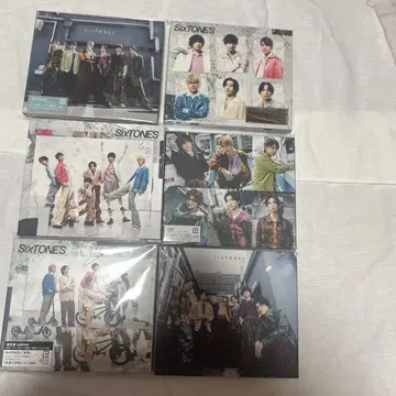 SixTONES 6장 세트 CD/DVD