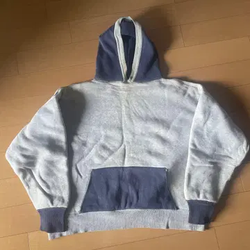 빈티지 50s 더블 페이스 후드티 쓰리톤 투톤 XL