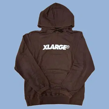 새상품급 XLARGE 엑스라지 브라운 후드 부착 후드티