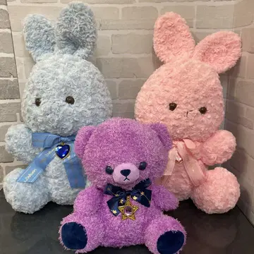 해피 버스칼라 토끼 베어 3체 세트