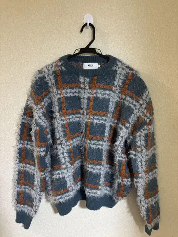 AZUL by MOUSSY 체크 무늬 스웨터 S