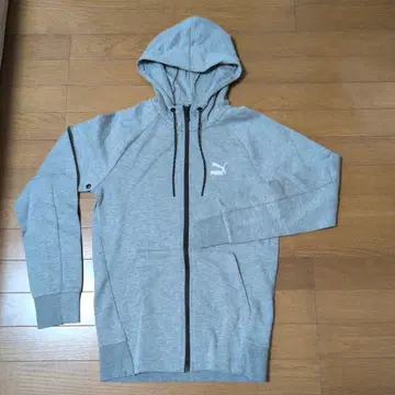 PUMA 그레이 후드티 XS