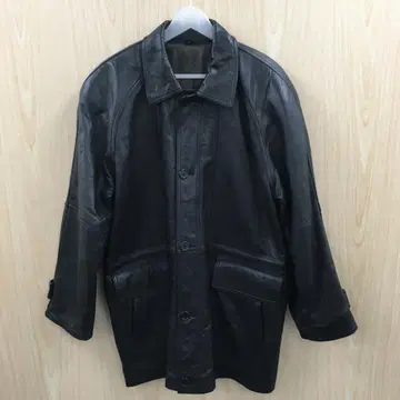 하프 가죽 코트 F1022C03