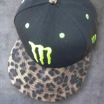 Monster 레오파드 무늬 캡 미사용 새상품