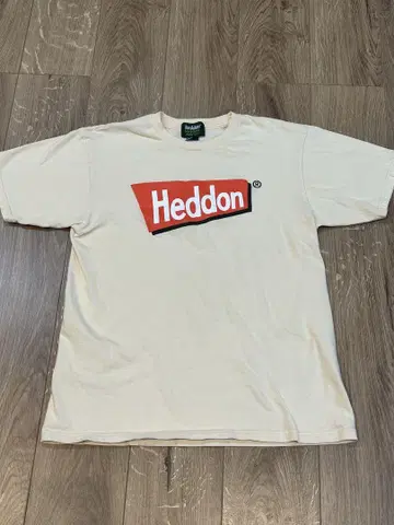 Heddon 로고 T셔츠 L사이즈 크림