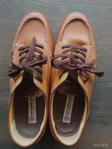 MCGREGOR 브라운 가죽 신발
