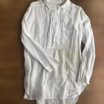 마가렛호웰 린넨 롱 블라우스