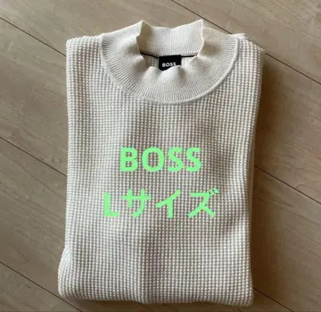 BOSS 리브 크루넥 스웨터 L 사이즈 새상품
