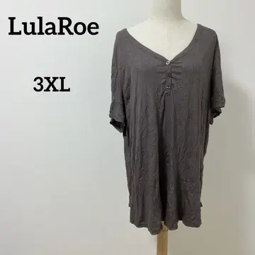 LulaRoe 3XL 그레이 V넥 튜닉