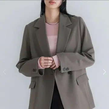 crewre 더블 테일러드 자켓 모카 3 크루레
