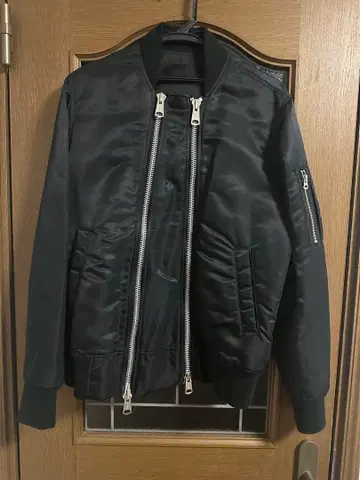 ADDICT NOIR 더블 지퍼 MA-1