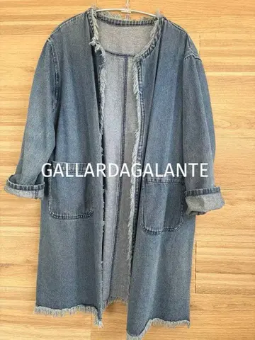 GALLARDAGALANTE 데님 롱 자켓