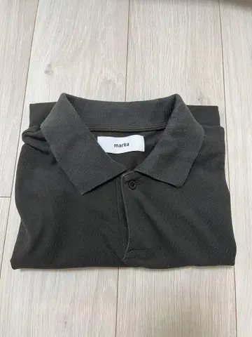 마르카 다크 그레이 피케 셔츠 반팔