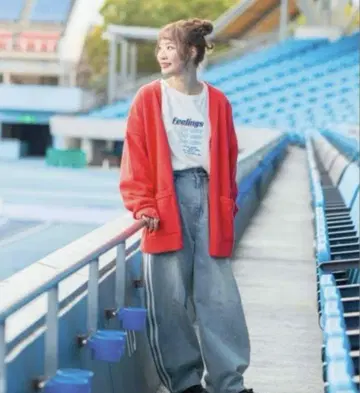 니코앤드 라인 데님 팬츠 인기 스태프 프로듀스 라인 데님 M