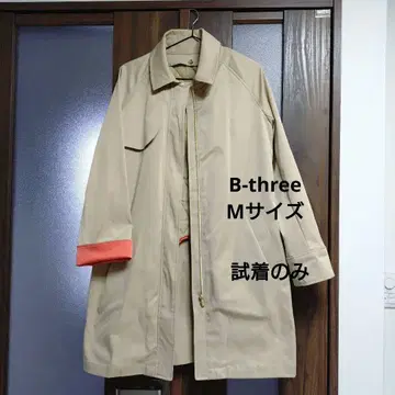 B-three M 사이즈 아우터 트렌치코트 라이너 탈부착 가능