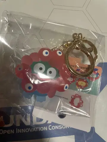 산리오 클리어 컬러 키링 한교동