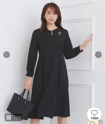 인덱스 키넥 펄 플레어 원피스 블랙 38 M 미사용 새상품 택 포함
