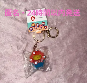 새상품 산리오 미야쿠미야쿠 클리어 키링 폼폼푸딩 오사카 만박