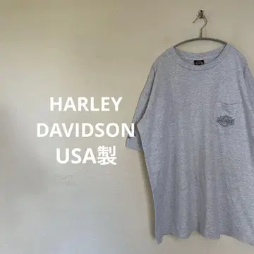 HARLEY DAVIDSON USA제 포켓 T셔츠 그레이