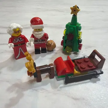 LEGO 레고 시티 크리스마스 산타 세트 루돌프 미니 피규어 트리