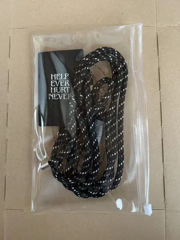 후지이 카제 스마트폰 숄더 HELP EVER HURT NEVER 블랙