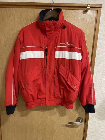 [ 가격 인하 ] F1 Honda Racing 충전솜 점퍼 빨간색