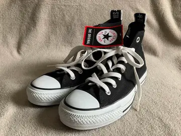 미사용 새상품 CONVERSE 컨버스 24.5 로고 테이프 하이컷