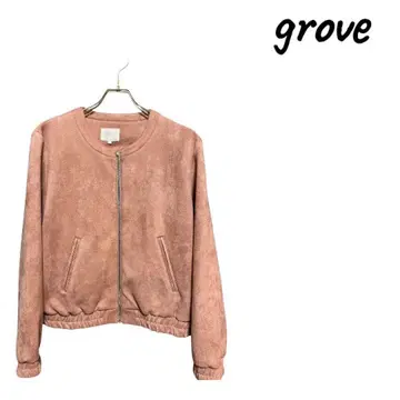 [새상품급] grove 핑크 집업 자켓
