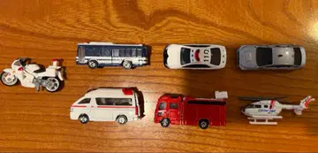 [ 새상품급 ] 토미카 경찰 긴급 차량 세트 7대