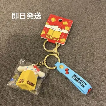 Hello kitty 헬로키티전 시나모롤 러버 입체 키링