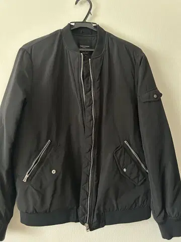 ZARA 블랙 봄버 점퍼