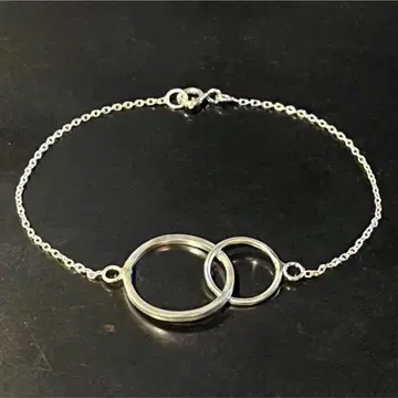SILVER925 W CIRCLE BRACELET/실버/팔찌