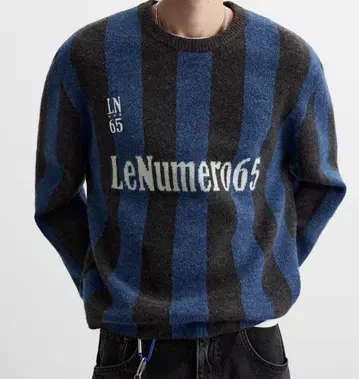 ZARA 자라 FW24 TEXTURED STRIPE SWEATER 니트
