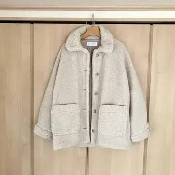보아 자켓 라이트 베이지