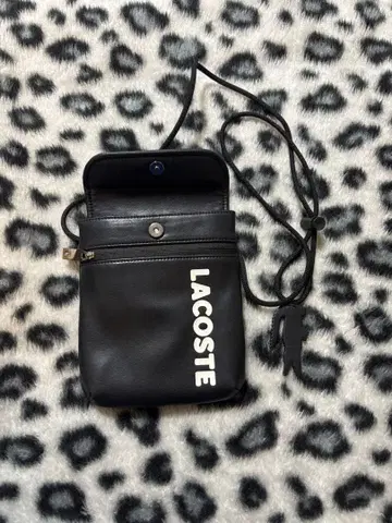 LACOSTE 블랙 숄더백