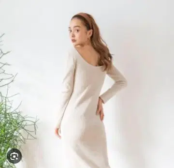 시루무린 패드 in 써멀 원피스 아이보리 M 사이즈