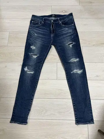 다크 블루 스키니 데님 L