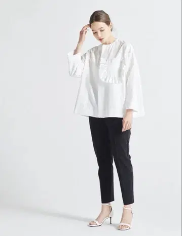 yori 노카라 자켓 화이트