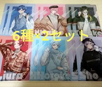 이레이스 훼미리마트 A4 클리어 파일 컴플리트 전 6종 x 2 총 12매