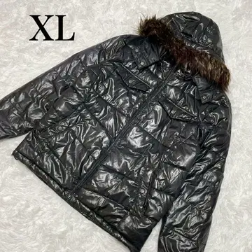 광택 y2k archive 패딩 자켓 헤이세이 퍼 XL 사이즈