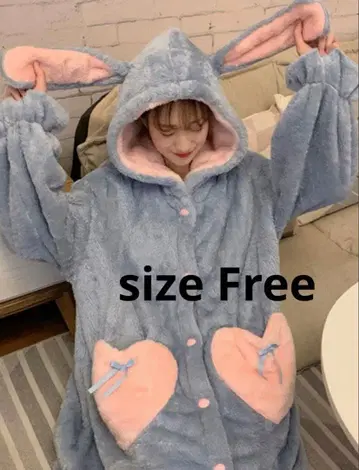 [ 새상품 ] 파자마 보들보들 하트 포켓 인형옷 FREE 룸웨어