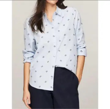 무료배송 새상품 TOMMY HILFIGER 여성용 긴팔 셔츠 XL