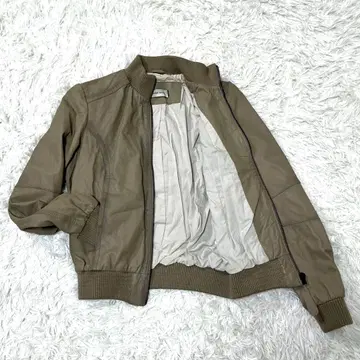 ZARA 자라 가죽 자켓 30 L 양가죽 집업 카페오레