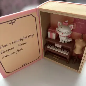 디즈니 아리스토캣 마리 피규어 도서형 케이스 포함