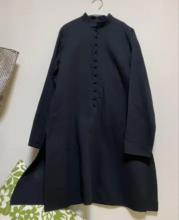 요건 레일 블랙 스키퍼 셔츠 튜닉 바바굴리